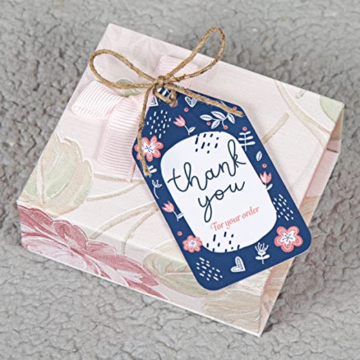 Thank You Tags for Packaging, Customized Packing Tags