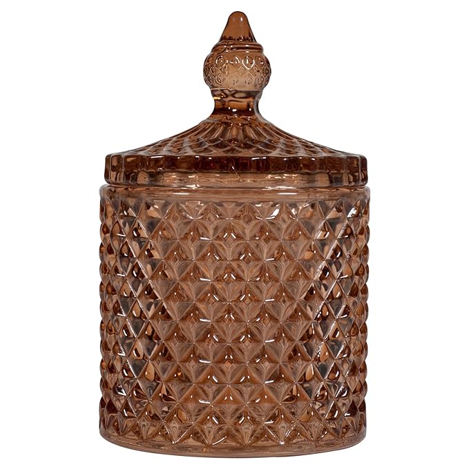 Mehroon Crystal Jar Delightful Candle